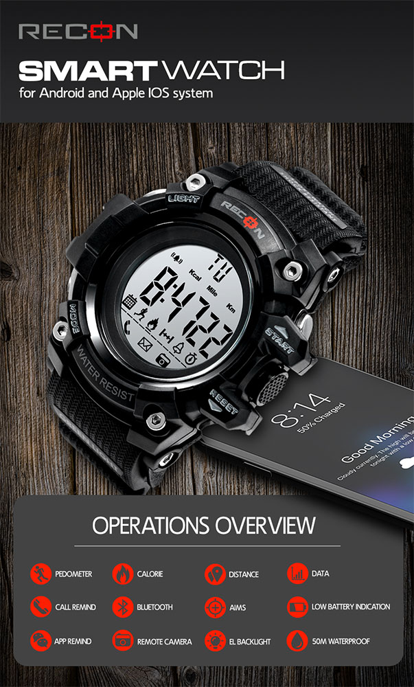 tactical smartwatch 2019