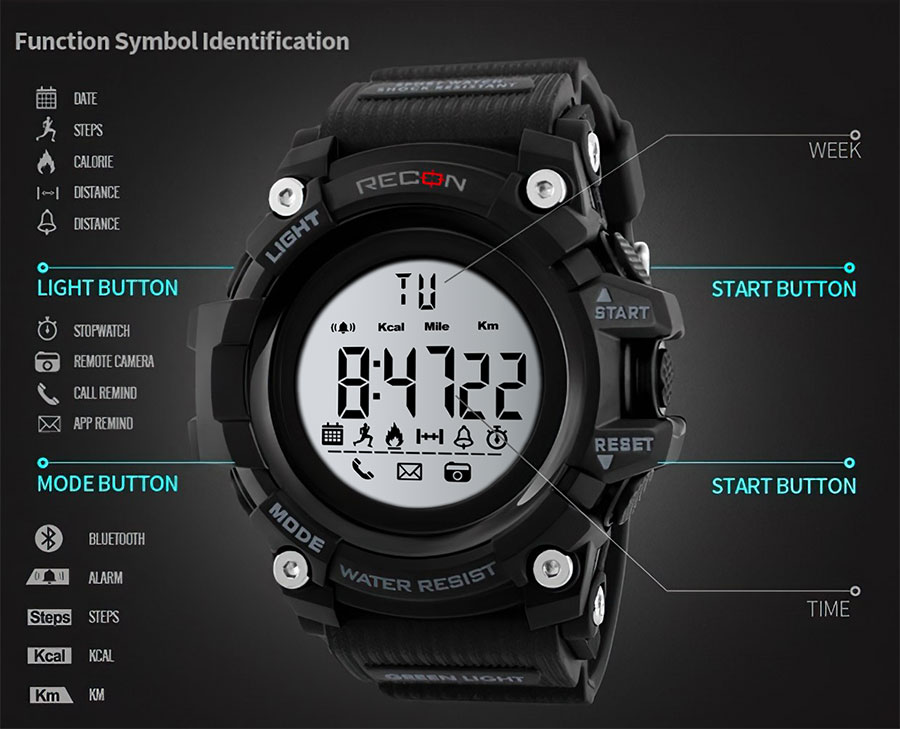 tactical smartwatch 2019